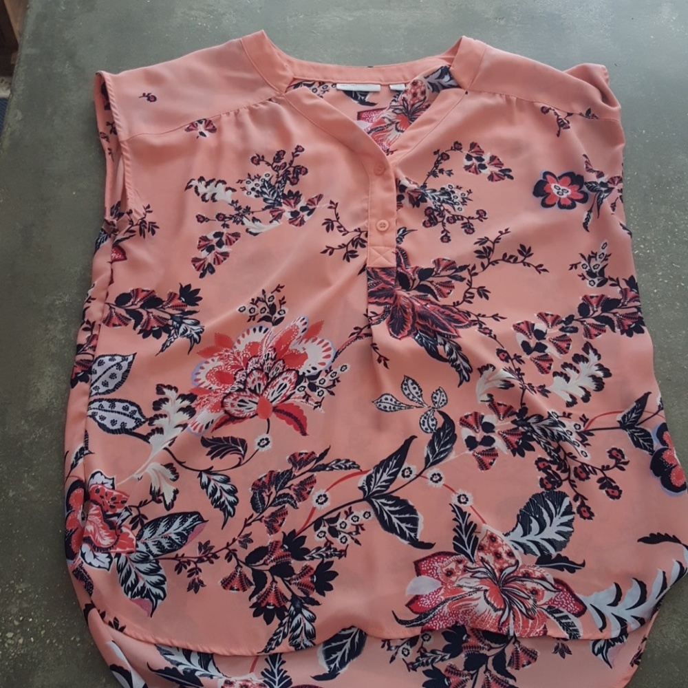 Blouse flower work shrit